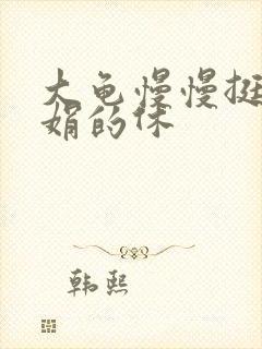 大龟慢慢挺进张娟的休