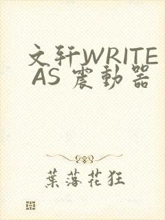 文轩WRITE AS 震动器