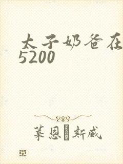 太子奶爸在花都5200