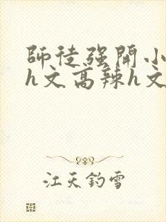 师徒强开小嫩苞h文高辣h文