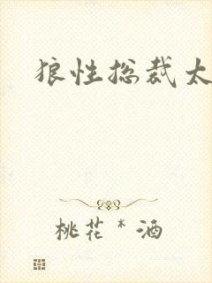 狼性总裁太凶猛