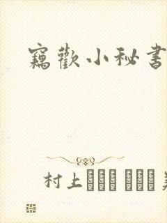 窃欢小秘书