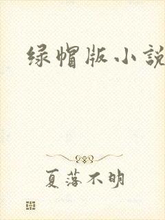绿帽版小说