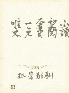 唯一奢望小说全文免费阅读