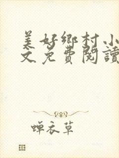 美好乡村小说全文免费阅读