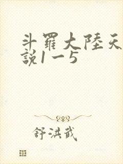 斗罗大陆天狂传说1一5