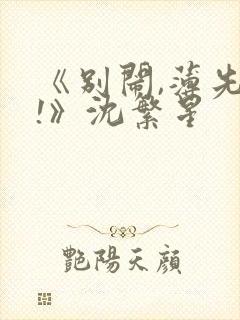 《别闹,薄先生!》沈繁星