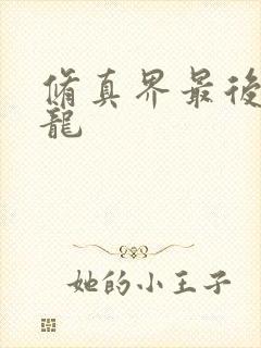 修真界最后一条龙