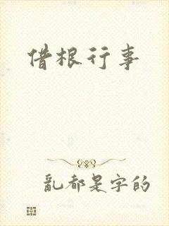 借根行事