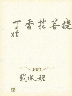 丁香花菩提树txt