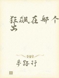 狂飙在哪个台播出