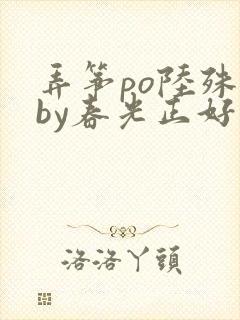 弄筝po陆殊词by春光正好