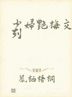 少妇艳梅交换系列