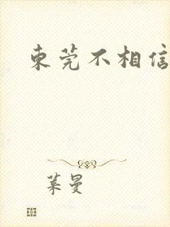 东莞不相信眼泪