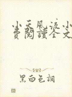 小天风流小说免费阅读全文最新章节