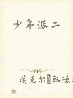 少年派二