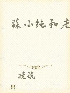 苏小纯和老苏