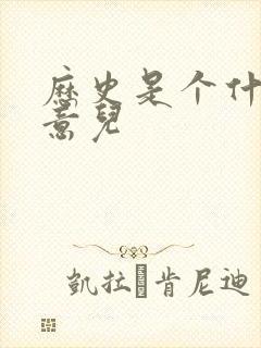 历史是个什么玩意儿