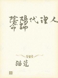 阴阳代理人之改命师