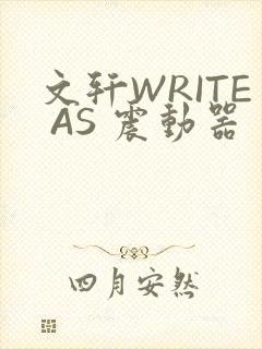 文轩WRITE AS 震动器