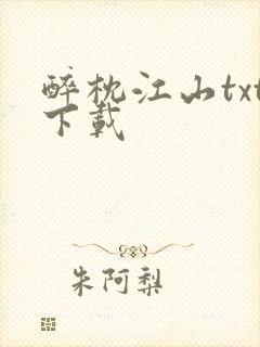 醉枕江山txt下载