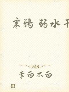 寒鸦 弱水千流