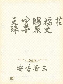 天官赐福花怜塞珠子原文