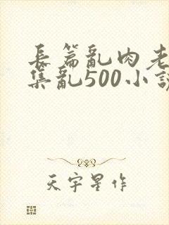 长篇乱肉老师合集乱500小说