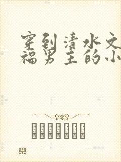 穿到清水文里造福男主的小说