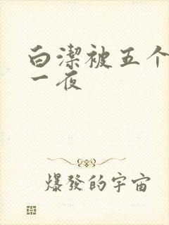 白洁被五个人玩一夜