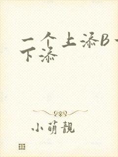 一个上添B一个下添