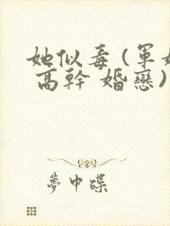 她似毒 (军婚 高干 婚恋)完结