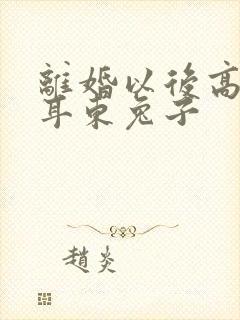 离婚以后高干 耳东兔子