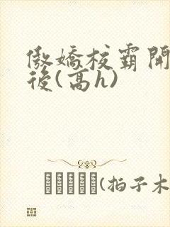 傲娇校霸开荤以后(高h)