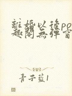 离婚以后po笔趣阁无弹窗