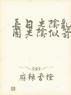 长日光阴乱作一团光阴似箭时渺渺笔趣