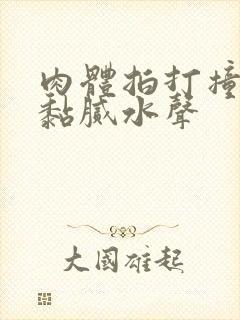 肉体拍打撞击出黏腻水声