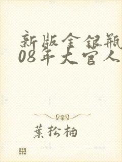 新版金银瓶2008年大官人