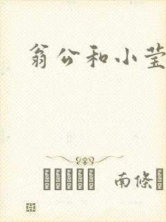 翁公和小莹