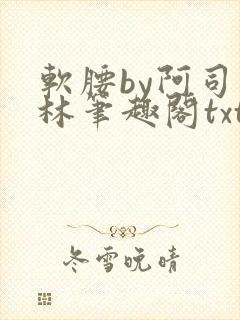 软腰by阿司匹林笔趣阁txt
