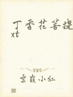 丁香花菩提树txt