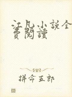 江凡小说全文免费阅读