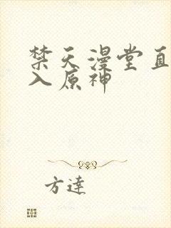 禁天漫堂直接进入原神