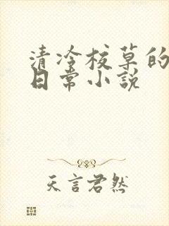 清冷校草的堕落日常小说