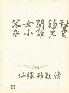 父女间的秘密赵永小说免费阅读