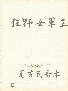 狂野女军王