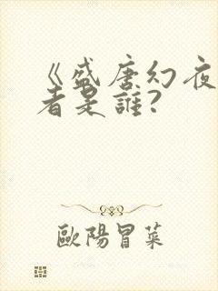 《盛唐幻夜》作者是谁?