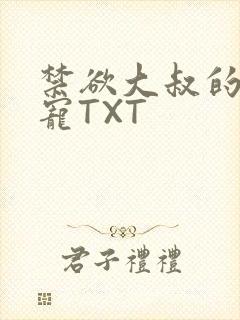 禁欲大叔的心尖宠TXT