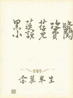 黑莲花攻略手册小说免费阅读