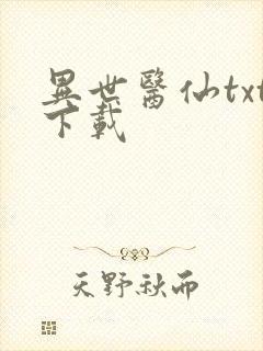 异世医仙txt下载